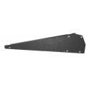 FlatFix Fusion wind deflector right black (base profile 1030mm – 1077mm)