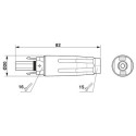 MC4 connector STAUBLI - pair (male - female) clamp