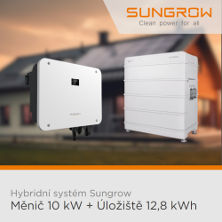 Set solar inverter Solax 10 kW + master and slave Solax 5,8 kWh